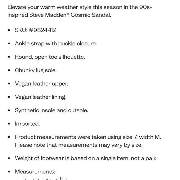 Steve Madden Cosmic Sandal - Picture 11 of 11